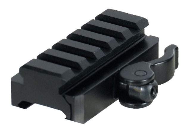 Picture of Utg Pro Mnt-Rsqd605 Qd Lever Mount Adaptor And Riser Black Hardcoat Anodized Ar-Platform 