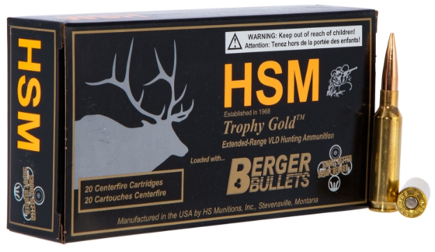 Picture of Hsm Trophy Gold Extended Range 6.5 Creedmoor 140 Gr Berger Hybrid Tactical Open Tip Match (Bhtotm) 20 Per Box/ 25 Cs 