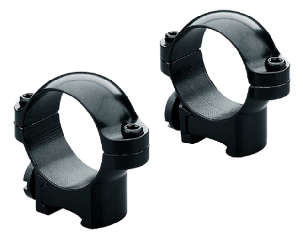 Picture of Leupold Ringmounts Scope Ring Set For Rimfire Rifles Dovetail Low 1" Tube Black Gloss Steel 