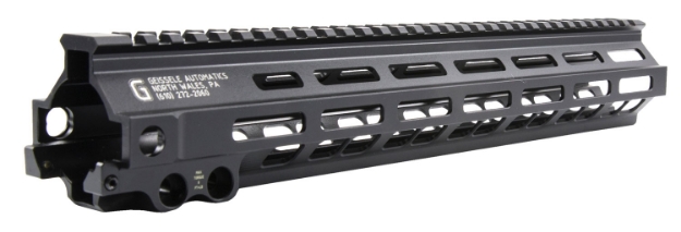 Picture of Geissele Automatics Mk8 Super Modular Rail 13.50" M-Lok Style Made Of 6061-T6 Aluminum With Black Anodized Finish For Ar-Platform 