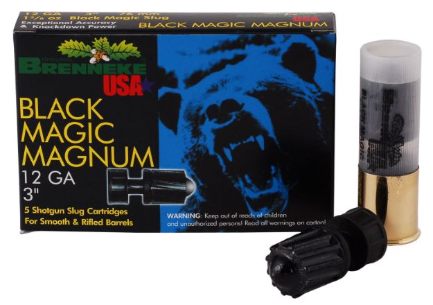 Picture of Brenneke Black Magic Magnum Hunting 12 Gauge 3" 1 3/8 Oz Slug Shot 5 Per Box/ 50 Cs 
