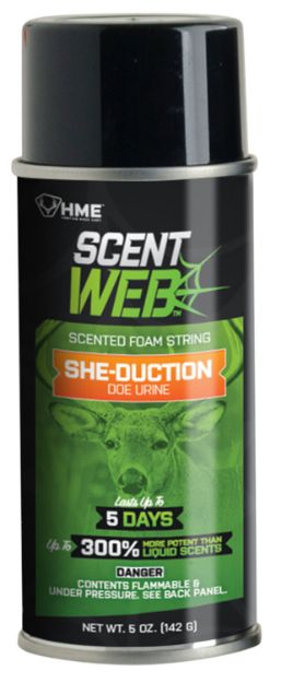 Picture of Hme Scent Web She-Duction Deer Cover Scent Doe Urine Scent 5 Oz Aerosol 