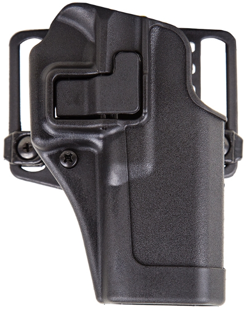 Picture of Blackhawk Serpa Cqc Owb Size 00 Matte Black Polymer Belt Loop/Paddle Compatible W/Glock 17/22/31/47 Right Hand 