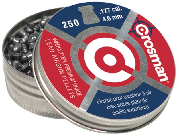 Picture of Crosman Wadcutter Domed 177 Lead 250 Per Tin 