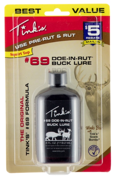 Picture of Tinks #69 Doe-In-Rut Deer Attractant Doe In Estrus Scent 4 Oz Bottle 