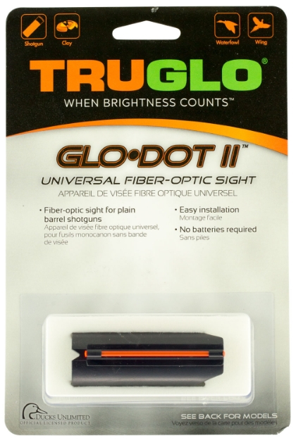 Picture of Truglo Glo-Dot Ii 12-20 Gauge Red Fiber Optic Black 