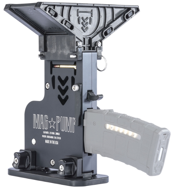 Picture of Magpump Mpar15elite Elite Magazine Loader Made Of Aluminum With Black Finish For 223 Rem, 300 Blackout, 5.56X45mm Nato Ar-15 Holds Up To 90Rds 