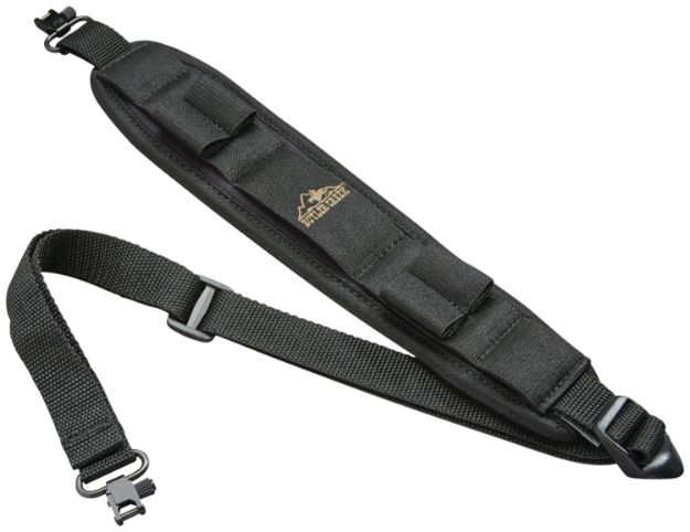 Picture of Butler Creek Comfort Stretch Alaskan Magnum Sling Black Neoprene With Non-Slip Grippers, 20-46" Oal, Adjustable Design, 1" Swivels For Rifles 