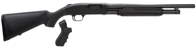 Picture of Mossberg 500 Special Purpose 12 Gauge 5+1 3" 18" Barrel, Parkerized Finish, Aluminum Receiver, Synthetic Stock, Accu-Set Chokes, Includes Exclusive Pistol Grip Kit 