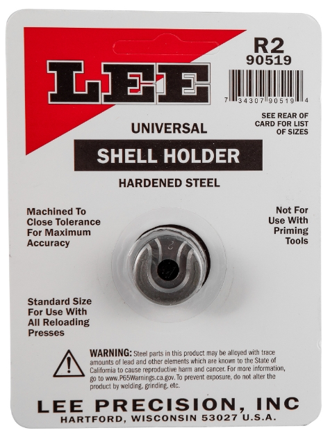 Picture of Lee Precision Shell Holder Universal #2R 25/06 / 7Mm08 / 8X57 Mauser / 45 Acp 