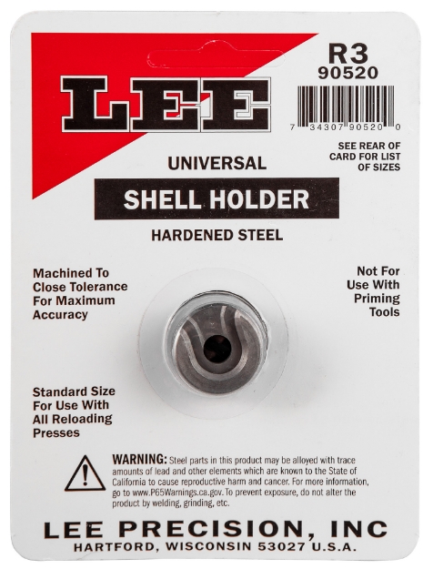 Picture of Lee Precision Shell Holder Universal #3R 30/30 / 32/40 / 6.5X55 Mauser 