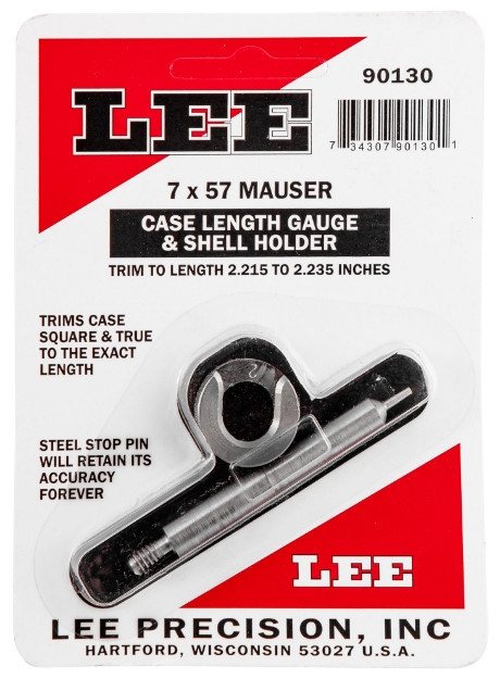 Picture of Lee Precision Case Length Gauge 7X57mm Mauser Steel 0.07 Lbs 