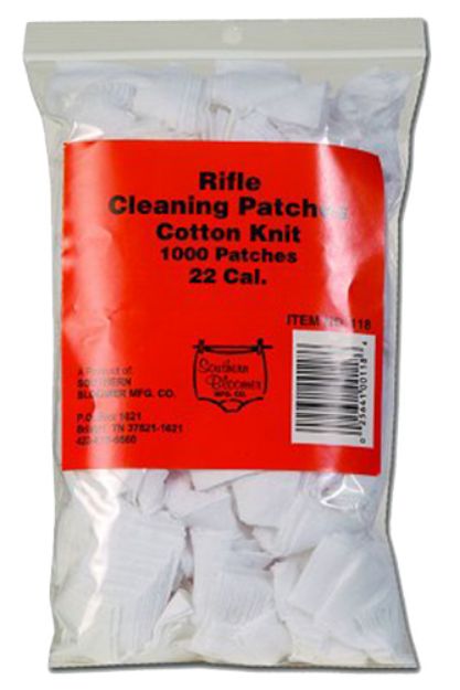 Picture of Southern Bloomer Cleaning Patches .22 Cal Cotton 1000 Per Bag 