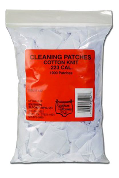 Picture of Southern Bloomer Cleaning Patches 223 Rem,5.56X45mm Nato Cotton 1000 Per Bag 