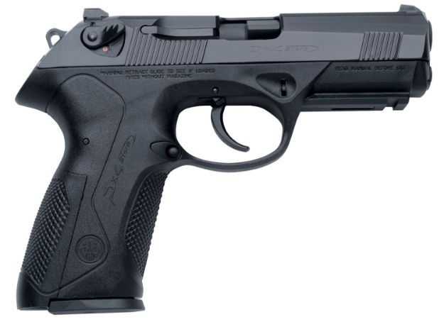 Picture of Beretta Usa Px4 Storm *Ca Compliant 9Mm Luger 4" Barrel 10+1, Black Polymer Frame, Serrated Bruniton Finish Steel Slide, Ambidextrous Safety, Decocker 