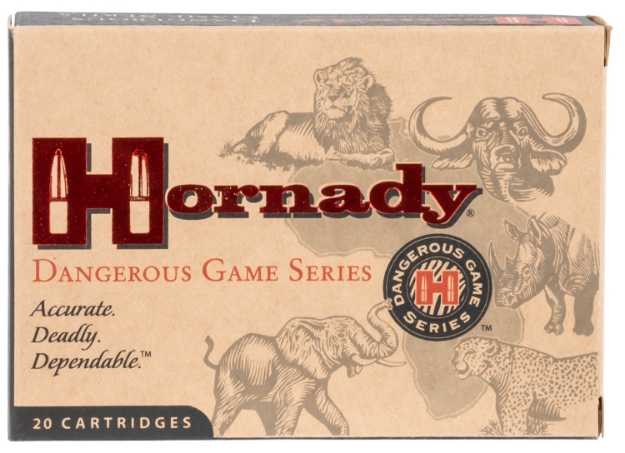 Picture of Hornady Dangerous Game Hunting 450-400 Nitro Express 400 Gr Dangerous Game Solid (Dgs) 20 Per Box/ 6 Cs 