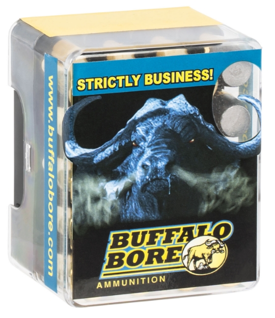 Picture of Buffalo Bore Ammunition Heavy Strictly Business 480 Ruger 410 Gr Wide Flat Nose (Wfn) 20 Per Box/ 12 Cs 