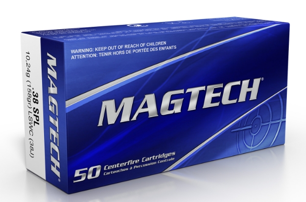 Picture of Magtech Range/Training Target 38 Special 158 Gr Lead Semi-Wadcutter (Lswc) 50 Per Box/ 20 Cs 