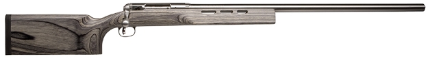 Picture of Savage Arms 12 F Class 6.5X284 Norma Caliber With 1Rd Capacity, 30" 1:8" Twist Barrel, Matte Stainless Metal Finish & Gray Laminate Stock Right Hand (Full Size) 