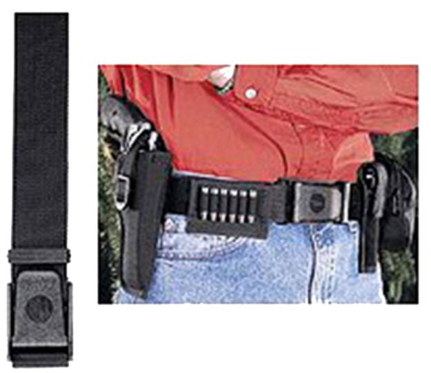 Picture of Uncle Mike's Sidekick Holster Belt Made Of Nylon With Black Finish & 2" Width For 50" Waist 