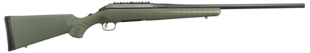 Picture of Ruger American Predator 6.5 Creedmoor 4+1 22" Threaded Barrel, Matte Black Alloy Steel, Moss Green Synthetic Stock, Flush Fit Magazine, Left Hand, Optics Ready 