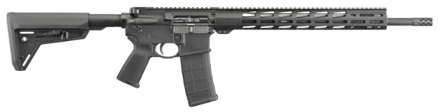 Picture of Ruger Ar-556 Mpr 223 Rem 30+1 18" 4140 Chrome-Moly Steel Barrel, Hard Coat Anodized 7075-T6 Aluminum, Magpul Moe Sl Adjustable Stock, Elite 452 Two Ar-Trigger, Magpul Moe Grip, Optics Ready 