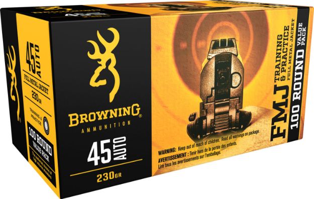 Picture of Browning Ammo Bpt Performance Target 45 Acp 230 Gr Full Metal Jacket (Fmj) 100 Per Box/ 5 Cs 