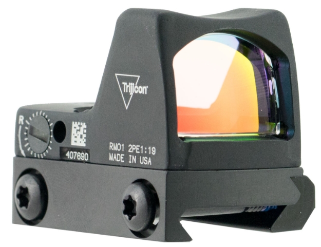 Picture of Trijicon Rmr Type 2 Matte Black 22X16mm 3.25 Moa Illuminated Red Dot Led Reticle 