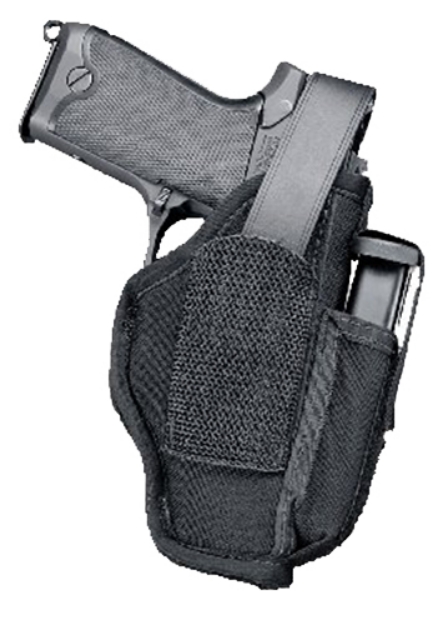 Picture of Uncle Mike's Sidekick Hip Holster Iwb/Owb Size 01 Black Kodra Nylon Belt Clip Fits Medium Autos Fits 3-4" Barrel Belt 2.25" Wide Includes Adjustment Tool Ambidextrous 