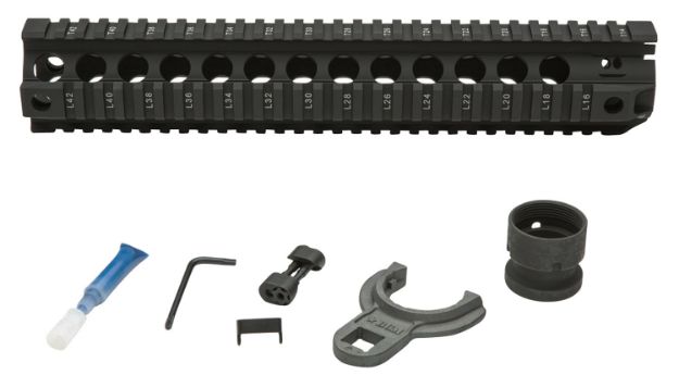 Picture of Bcm Qrf 12" Free-Floating Style Made Of Aluminum With Black Anodized Finish & Picatinny Rail For Ar-Platform 