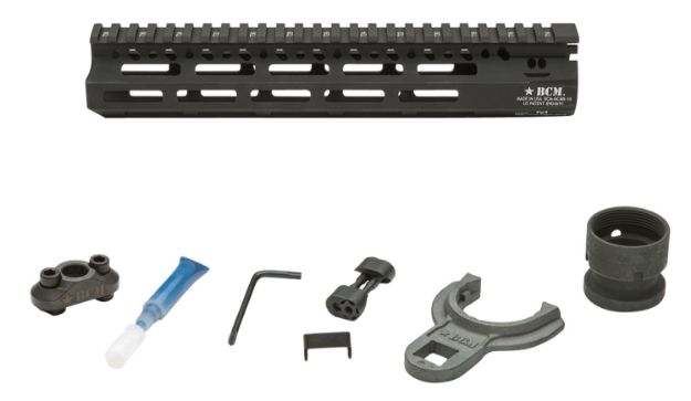 Picture of Bcm Bcmgunfighter Mcmr 10" M-Lok, Free-Floating Style Made Of Aluminum With Black Anodized Finish For Ar-Platform 