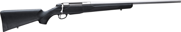 Picture of Tikka T3x Lite 6.5 Creedmoor Caliber With 3+1 Capacity, 24.30" Barrel, Stainless Steel Metal Finish & Black Synthetic Stock Right Hand (Full Size) 