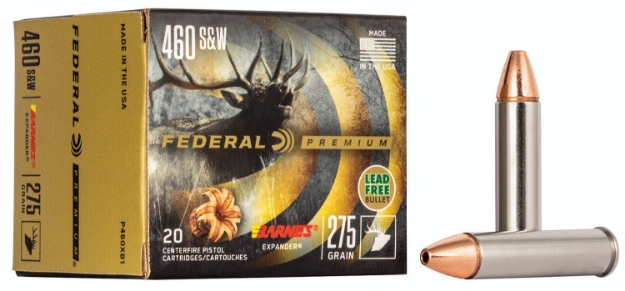 Picture of Federal Premium Hunting 460 S&W Mag 275 Gr Barnes Expander Brx 20 Per Box/ 10 Cs 