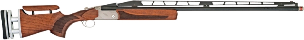 Picture of Tristar Tt-15A Top Single 12 Gauge 1Rd 2.75" 34" Adjustable Rib Barrel Silver Rec Walnut Fixed With Adjustable Comb Stock Right Hand (Full Size) Includes 3 Extended Mobilchoke 