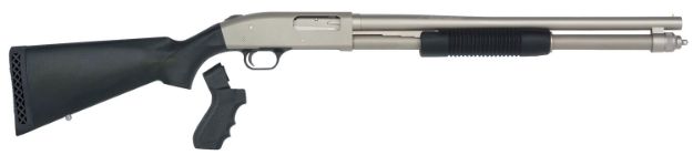 Picture of Mossberg 590 Mariner 12 Gauge 8+1 3" 20" Cylinder Bore Barrel, Silver Marinecote Barrel/Receiver, Synthetic Stock, Includes Pistol Grip Conversion Kit 