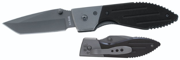 Picture of Ka-Bar Warthog 3" Folding Tanto Plain 420Hc Ss Blade Black G10 Handle Includes Pocket Clip 