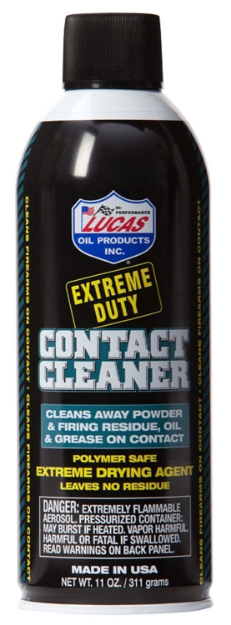 Picture of Lucas Oil Extreme Duty Contact Cleaner Against Grease, Dust, Oil 11 Oz Aerosol 