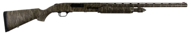 Picture of Mossberg 835 All Purpose Field 12 Gauge 26" 5+1 3.5" Overall Mossy Oak New Bottomland Right Hand (Full Size) Includes Fiber Optic Sight & Accu-Mag X-Factor Ported Choke 