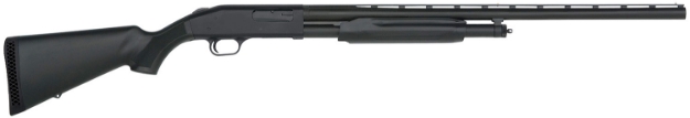 Picture of Mossberg 500 All Purpose Field 12 Gauge 5+1 3" 28" Vent Rib Barrel, Matte Blued Metal Finish, Dual Extractors, Black Synthetic Stock, Ambidextrous Safety, Includes Accu-Set Chokes 