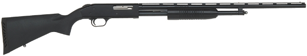 Picture of Mossberg 500 Bantam 410 Gauge 5+1 3" 24" Vent Rib Barrel, Blued Metal Finish, Dual Extractors, Synthetic Stock, Ez-Reach Forend, 13" Lop, Includes Fixed-Full Choke (Youth) 