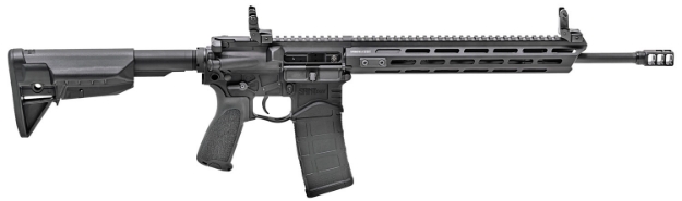 Picture of Springfield Armory Saint Edge 5.56X45mm Nato 30+1 16" Black Melonite Barrel Black Hard Coat Anodized Rec Black Adjustable Bravo Mod 0 Sopmod Stock Black Bravo Mod 2 Grip Right Hand 