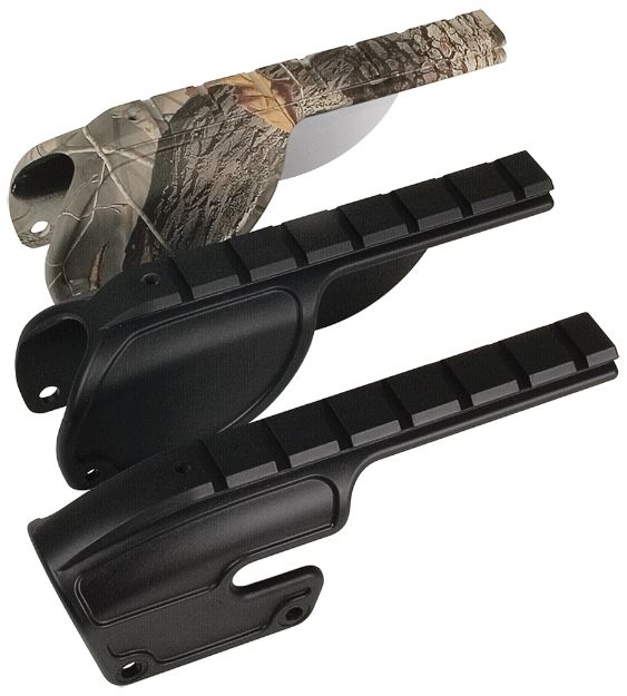 Picture of Weaver Mounts No-Gunsmith Saddle Mount Black Polymer Remington 870/11-87/1100 12/20 Gauge Shotgun 