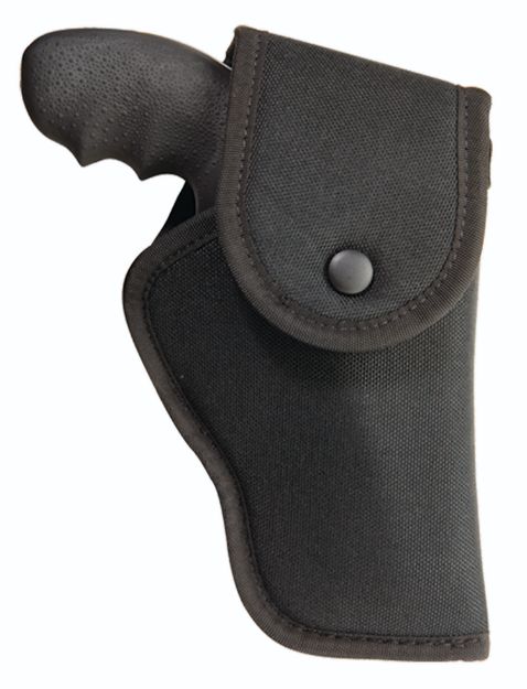 Picture of Uncle Mike's Sidekick Hip Holster Owb Size 52 Black Laminate Belt Fits Ruger Alaskan Right Hand 