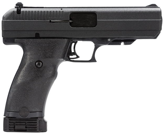 Picture of Hi-Point Model Jcp 40 S&W Caliber With 4.50" Barrel, 10+1 Capacity, Overall Black Finish, Picatinny Rail Frame, Serrated Steel Slide, Polymer Grip & 3-Dot Sights 