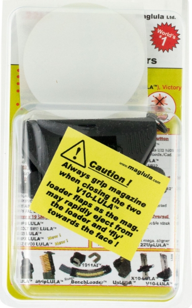 Picture of Maglula Lula Loader & Unloader Set Single Stack Style Made Of Polymer With Black Finish For 22 Lr Ruger Magazines Holds Up To 10Rds 