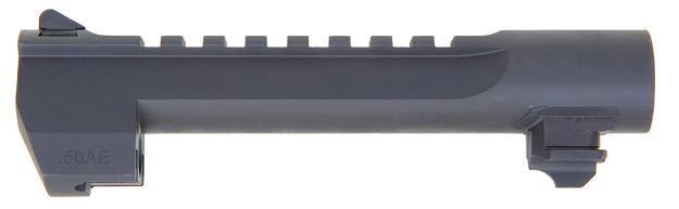 Picture of Magnum Research Oem Replacement Barrel 50 Ae 6" Black Finish Steel Material With Fixed Front Sight & Picatinny Rail For Desert Eagle Mark Xix 