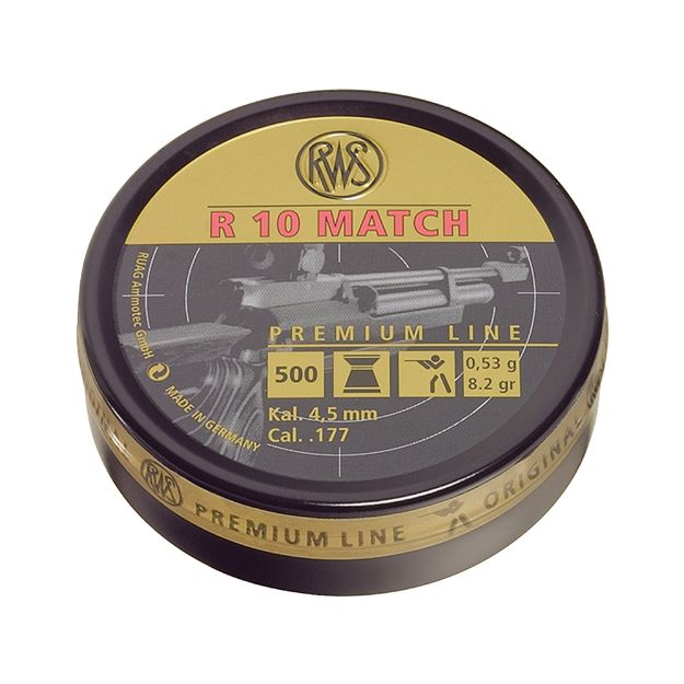Picture of Rws/Umarex R10 Match Premium Line 177 Lead 500 Per Tin 