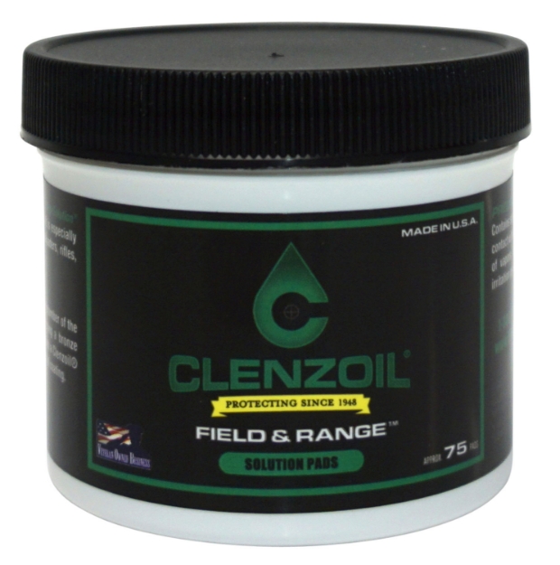 Picture of Clenzoil Field & Range Patch Kit .50 Cal/12 Gauge Cotton Wipes 75 Per Pkg 