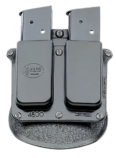 Picture of Fobus Double Mag Pouch Black Polymer Paddle Compatible W/ Single Stack Compatible W/ 1911 