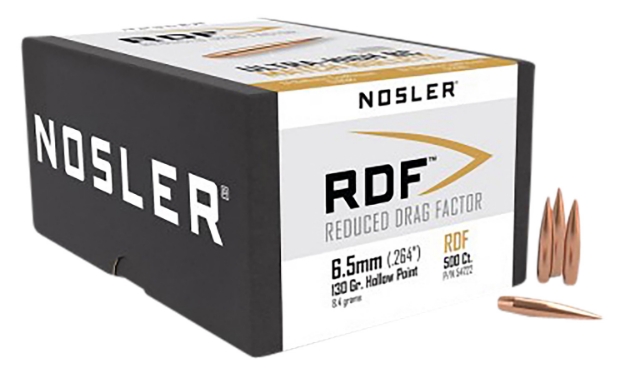 Picture of Nosler Rdf Match 6.5 Creedmoor .264 130 Gr Hollow Point Boat-Tail (Hpbt) 500 Per Box 